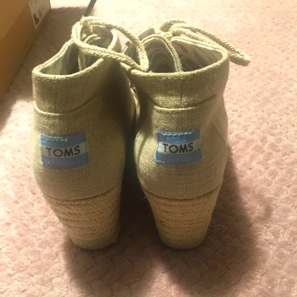 Tom espadrilles wedge boots